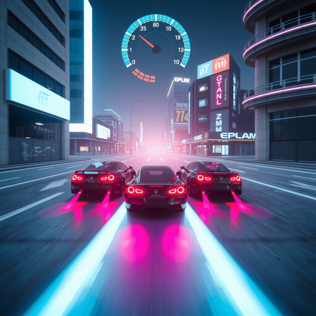 Cyber Runner - Juego de carreras futuristas