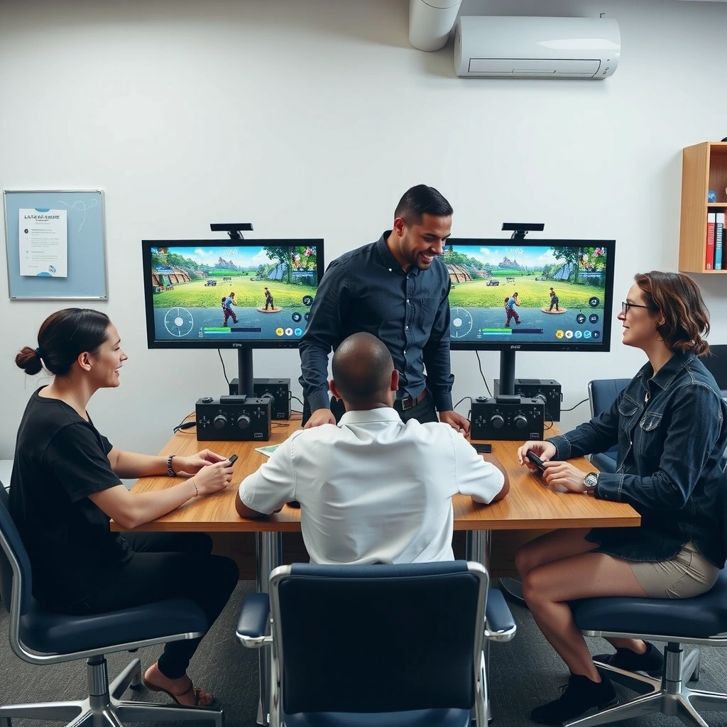 Equipo de desarrollo de juegos móviles